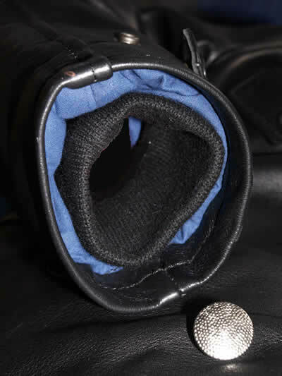 FILA Giacca di pelle pilota uomo modello aviatore nero vera pelle 2 aironi corno di corteccia NUOVO