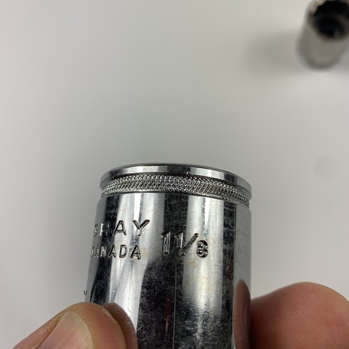 Set lotto unità Gray Canada Socket 1434 1-1/8" & 1532 1" 12 punti 1/2" - Foto 4 di 7