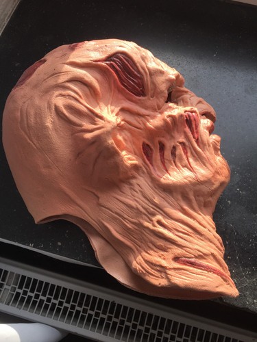 Deluxe Maske FREDDY HQ SCHAUMLATEX Horror Freitag 13 Latex Gummi Maske Halloween - Bild 8 von 8
