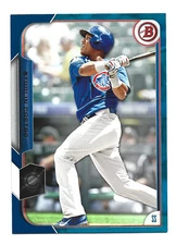 /150 Blue 2015 Bowman #61 Starlin Castro Chicago Cubs Baseball Card 