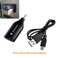 Car Bluetooth AUX Phone Hands-free Stereo Audio Music Receiver Adapter Wireless