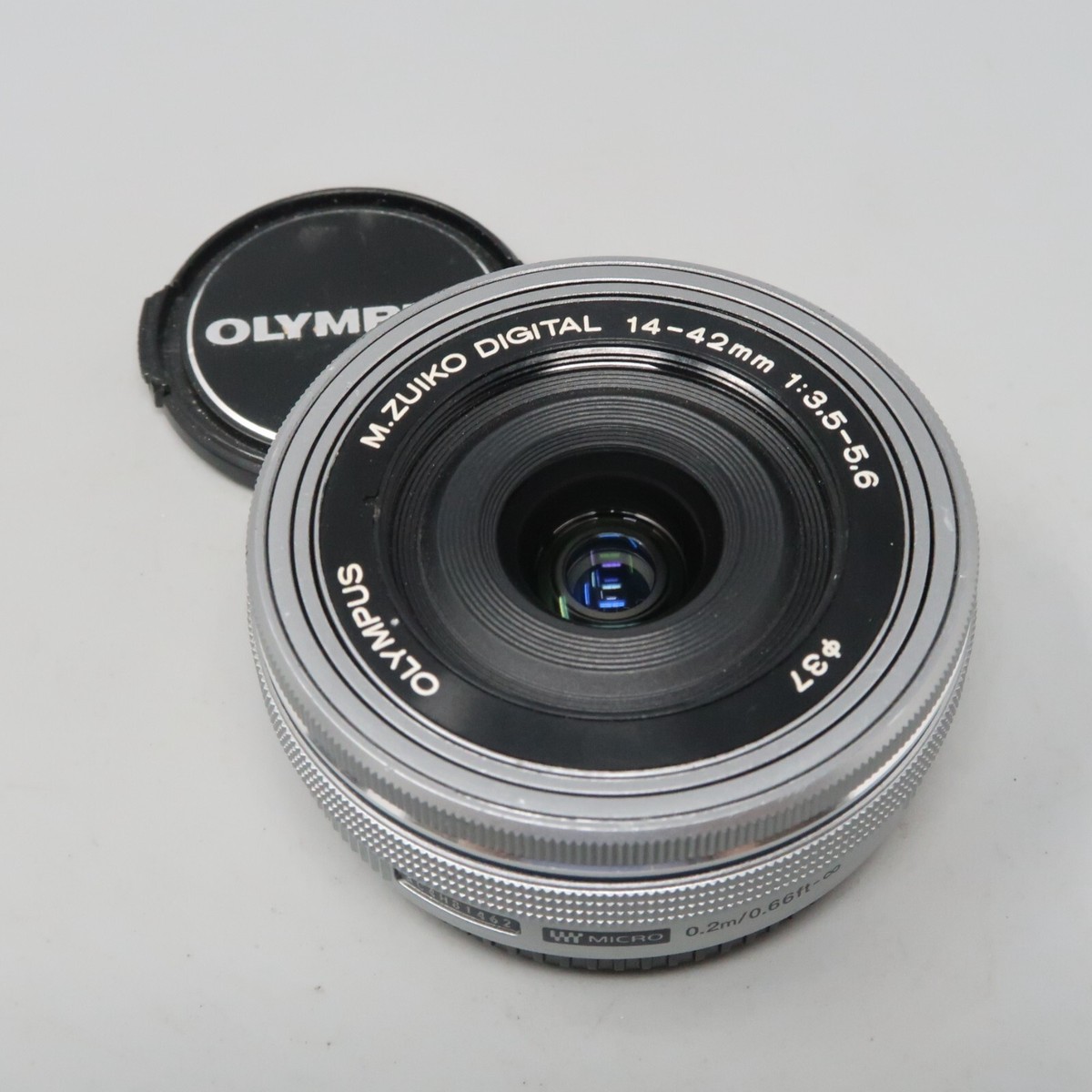 M.Zuiko 14-42mm f/3.5-5.6 EZ Silver Lens for Panasonic Olympus  