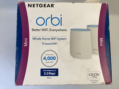 NETGEAR Orbi AC2200 Whole Home WiFi system Covers 4000 SF New NIB