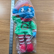 Vintage NOS Letter People Hand Puppets Alphabet Plush Abrams Learning Letter G