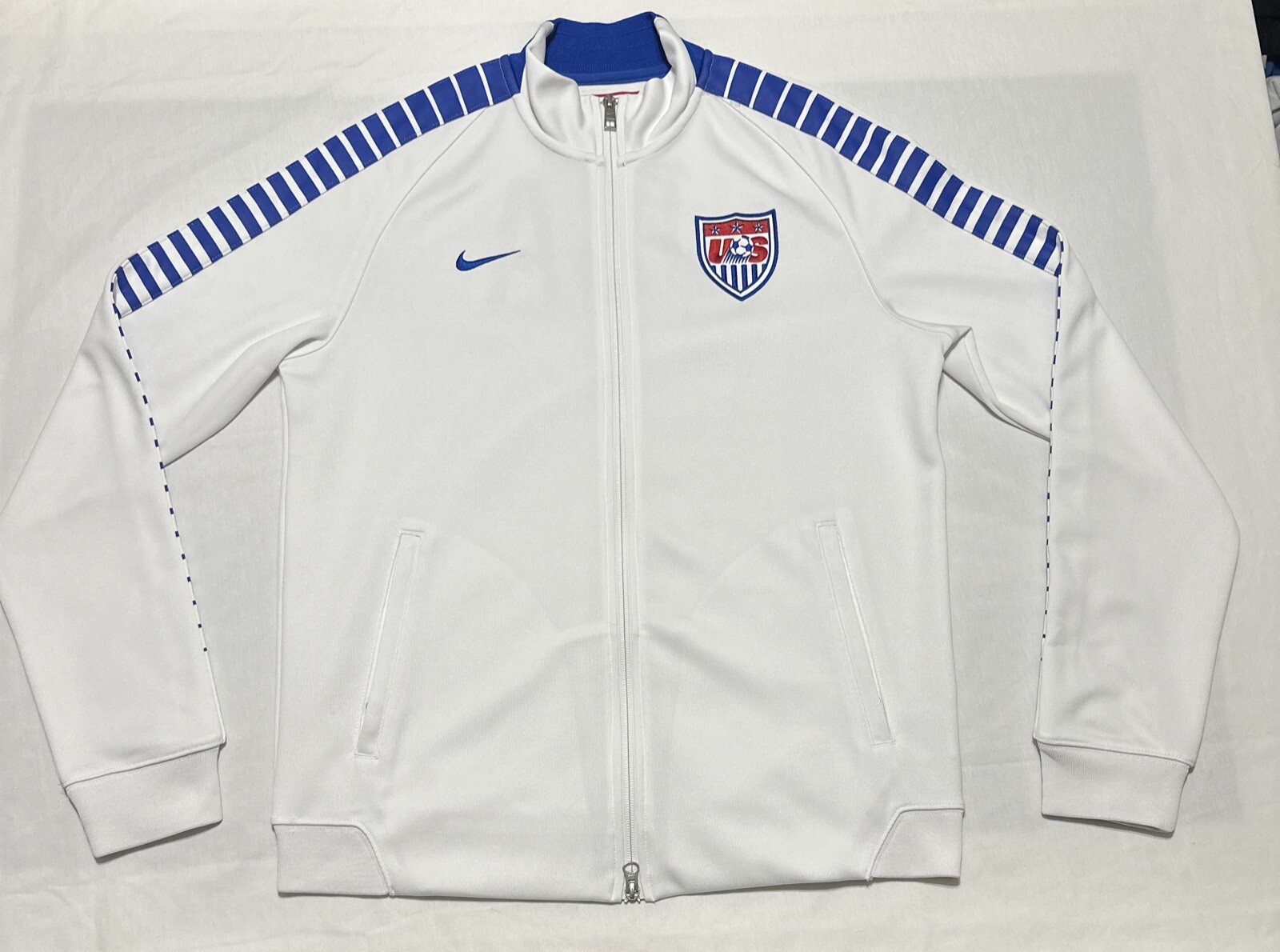 SACAI X NIKE Nike Team USA Olympic Soccer Full Zip Track Jacket Uomo Medium Bianco 642420 100