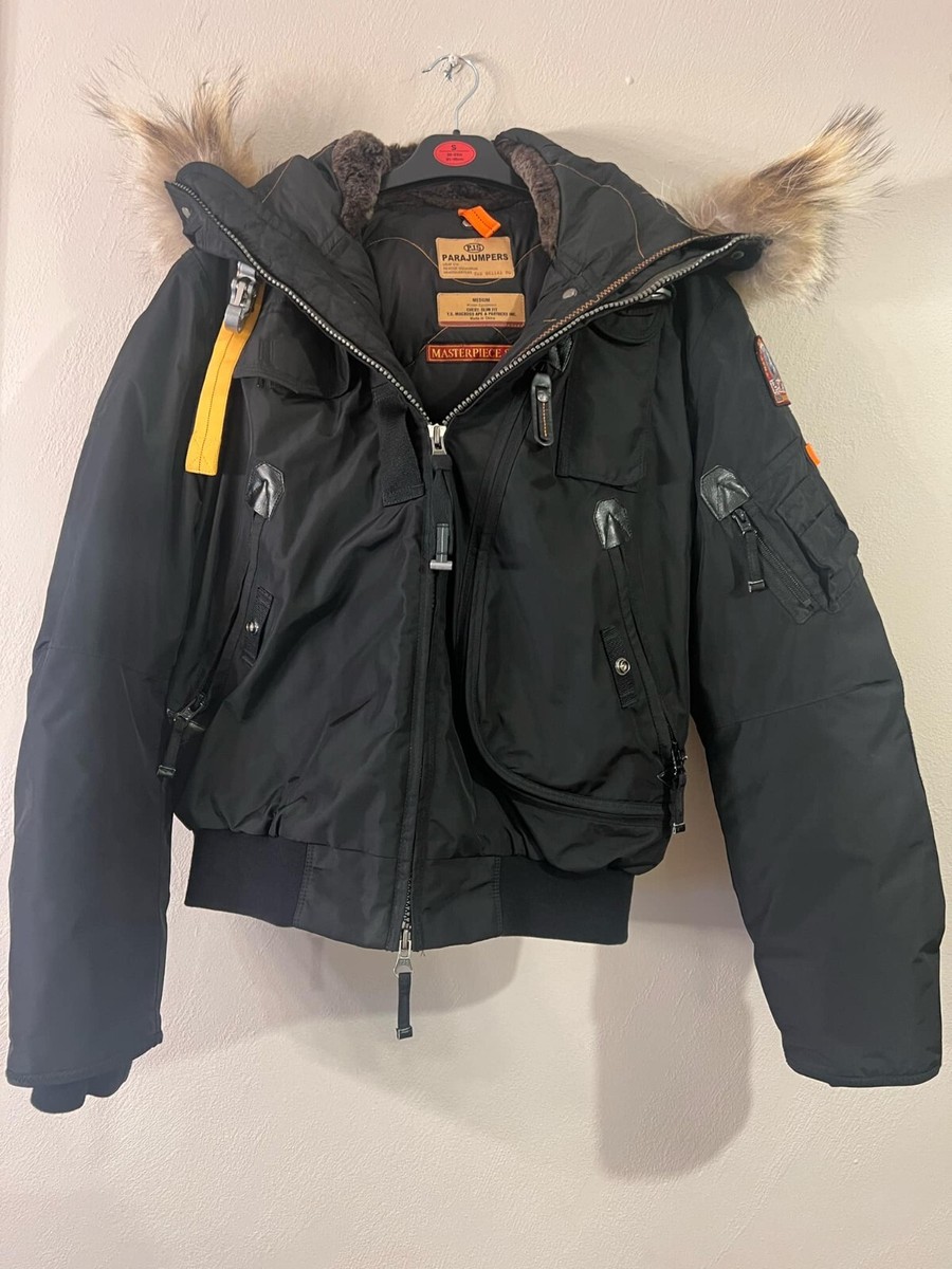 Parajumpers Gobi Bomber Jacket Men’s Medium M Black RRP £800