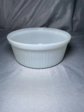 Anchor Hocking Casserole Dish White Milk Glass 1.5 QT