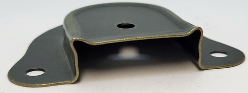 Mango de cuero bucle extremo tapa maletero cubierta pecho latón níquel antiguo de colección - Imagen 15 de 30
