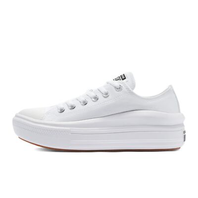 Converse Women's Chuck Taylor All Star Move OX, White/White/White