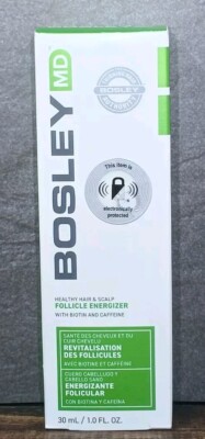 Bosley MD Healthy Hair & Scalp Follicle Energizer 1 Oz With Biotin and Caffeine