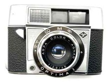 Agfa Optima I Viewfinder Camera With Color Agnar 45Mm 1:2.8 35Mm Compact Camera