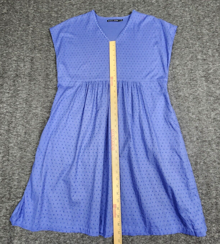 Vestido Gudrun Sjoden Mujer Pequeño Babydoll Lagenlook Suelto Boho Cottage Orgánico - Imagen 10 de 15