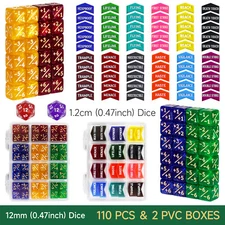 110 Dice Counter Token12MM MINI For Magic The Gathering MTG CCG Card Gaming #15