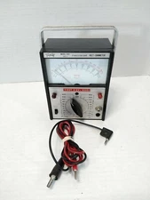 Vintage Triplett Transistorized Model 600 Type 2 Volt-Ohmmeter with Leads