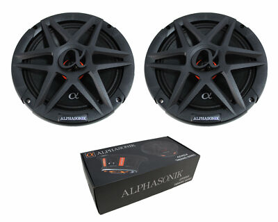 ALPHASONIK ABM80 8'' 1600W MID RANGE SPEAKERS 4 OHM PRO CAR AUDIO 