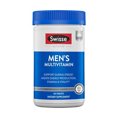 Ultivite Mens Multivitamins 120 Count Daily Nutritional Supplement for Men