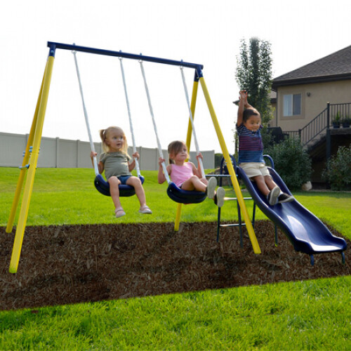 outdoor swing slide