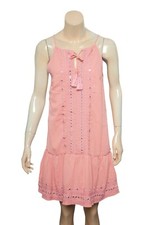 Urban Outfitters Embroidered Mini Dress S 6 Women's Casual Sleeveless NEW 20236