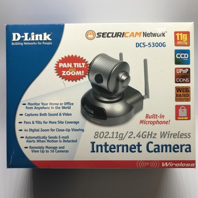 D-Link DCS-5300G SECURICAM Wireless Internet Camera 2.4GHz