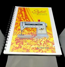 Singer 534 Stylist Zig Zag Sewing Machine Instructions Manual FULL COLOR PRINT