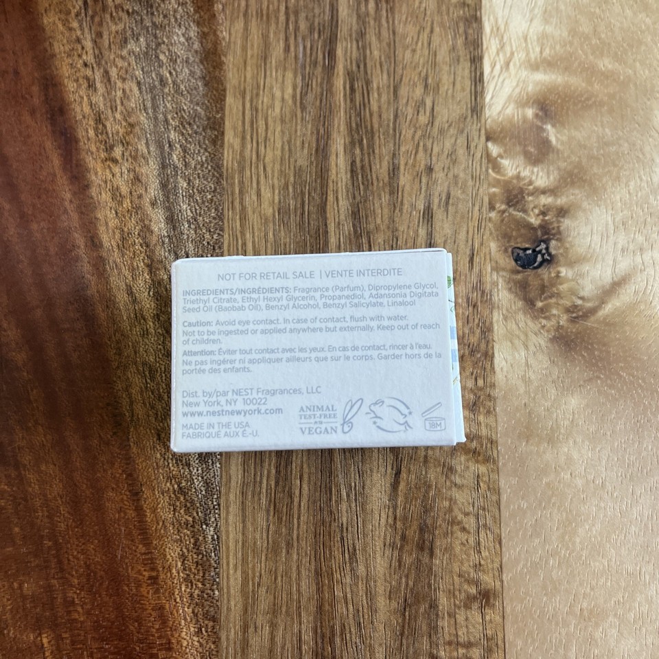 Nest New York Madagascar Vanilla Perfume Oil 3ml 0.1 fl oz Mini