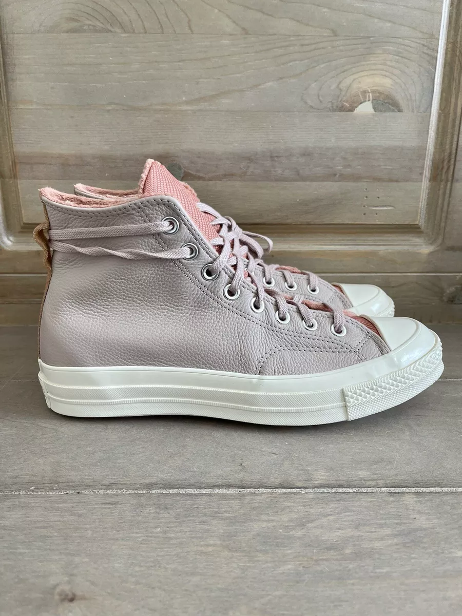 Converse Chuck 70 Counter Climate Leather High Top Pink Mens 8.5 Womens 10.5
