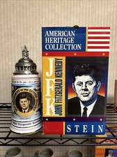 Anheuser Busch American Heritage Collection John Fitzgerald Kennedy Stein GM4