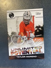 2023 Topps Athletes Unlimited LACROSSE Unlimited Potential card TAYLOR MORENO