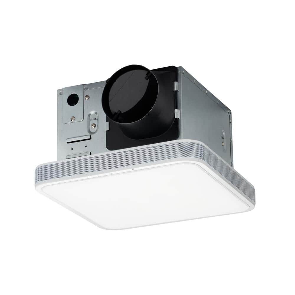 Home NetWerks 110 CFM LED Light Ceiling-Mounted Bathroom Exhaust Fan with  Alexa 820633001065 | eBay