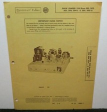 SAMS PHOTOFACT SERVICE MANUAL 202-8 SHAW TV 224 301 302 303 304 -1 -2 305 305-2
