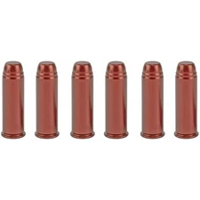 A-Zoom Snap Caps 44 Magnum Red Aluminum 6 Pack for Dry Fire and Function Testing