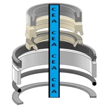 86613644 Loader Lift Cylinder Seal Kit Fits Case 40XT 410 420 420CT