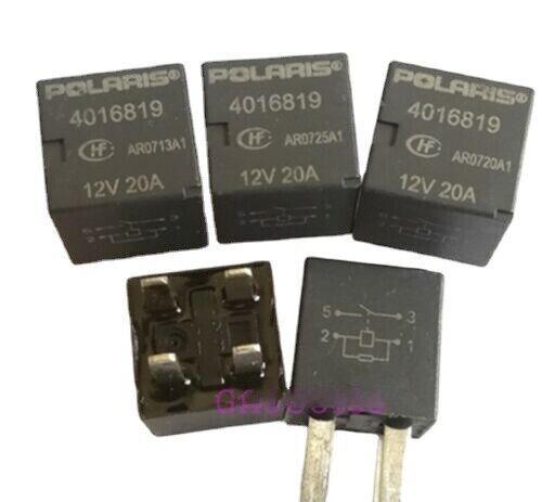 5PCS 4016819 POLARI Relay 12V 20A 4 Foot AS0227A1 - Picture 1 of 2