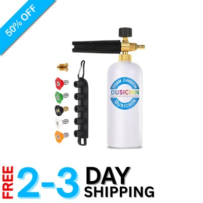 #ad #ad Heavy Duty Foam Lance with 1 4 Inch Fitting Ultimate Pressure Washer Accessory $31.65