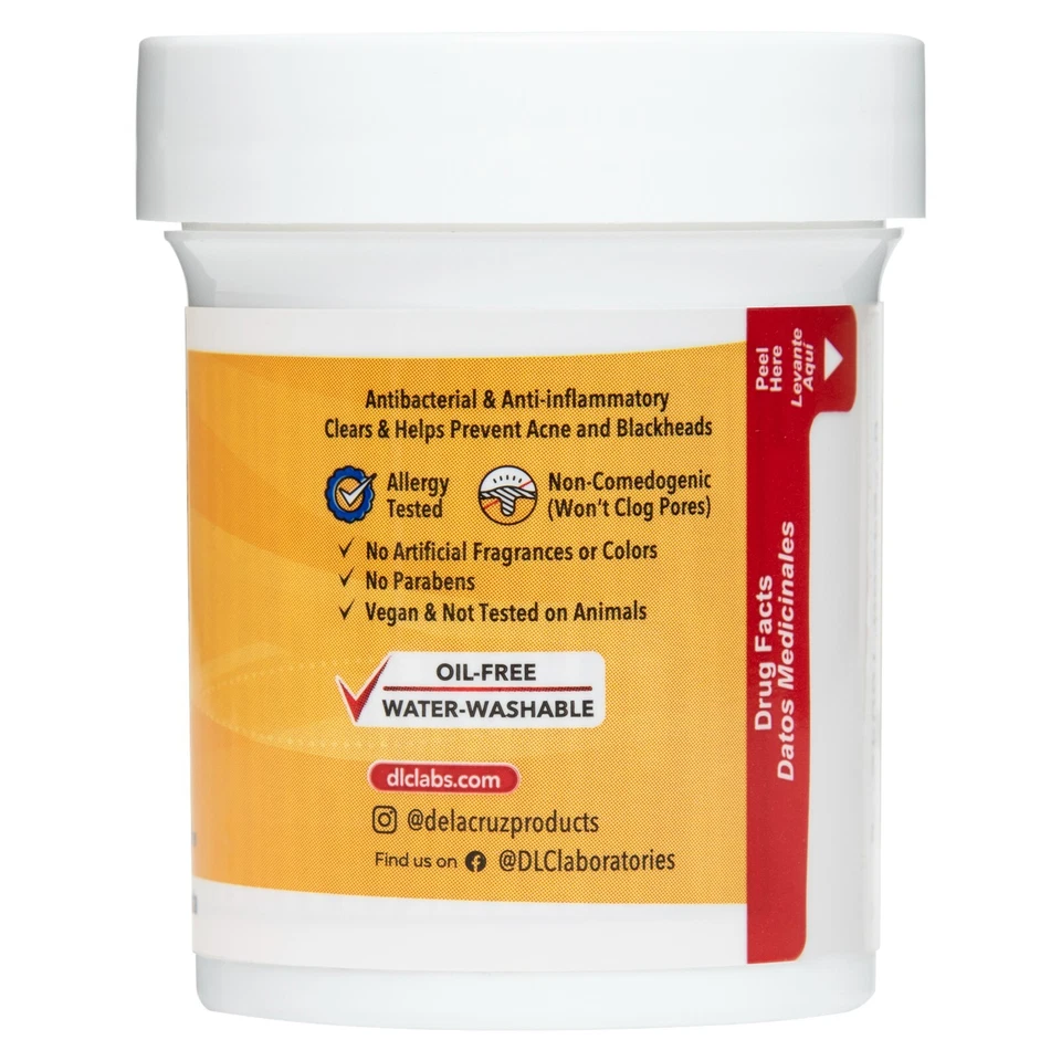 Ungüento de azufre De La Cruz 10 % medicamento para el acné, fuerza máxima 2,6 OZ, caducidad 03/2028 Foto 3 de 4