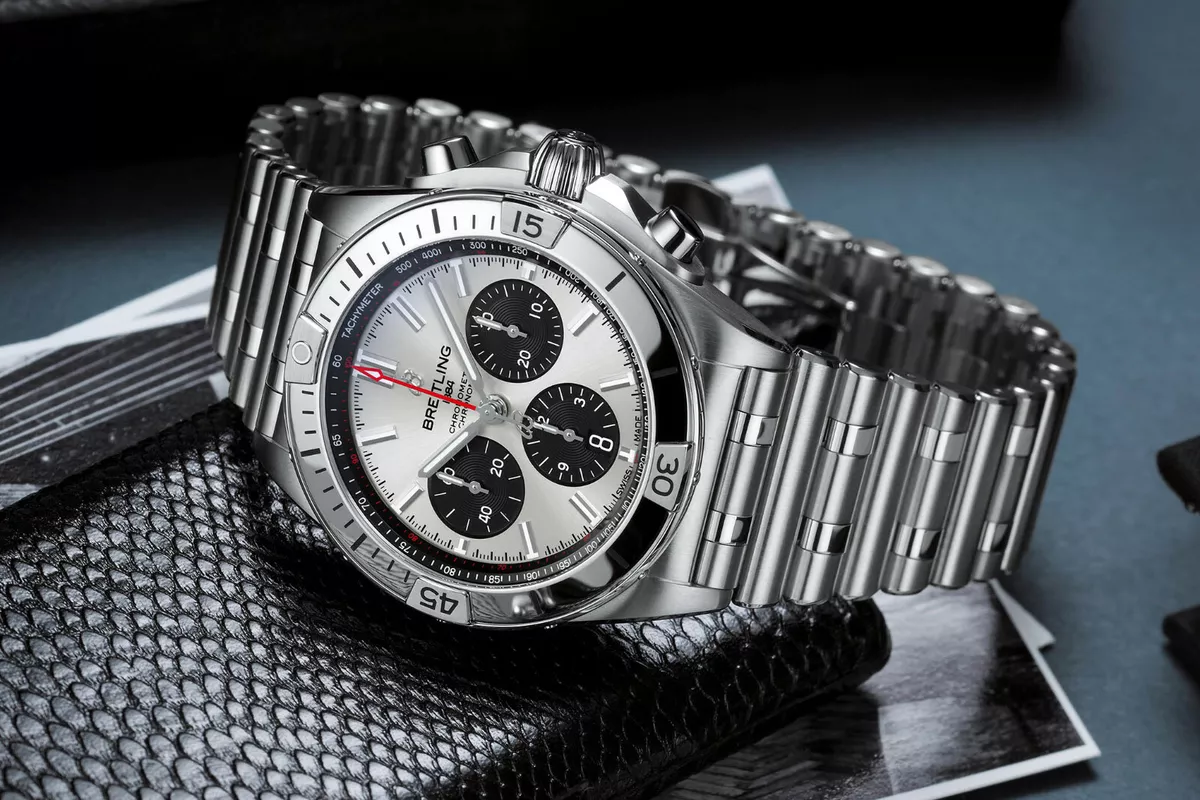 Breitling chronomat deals panda