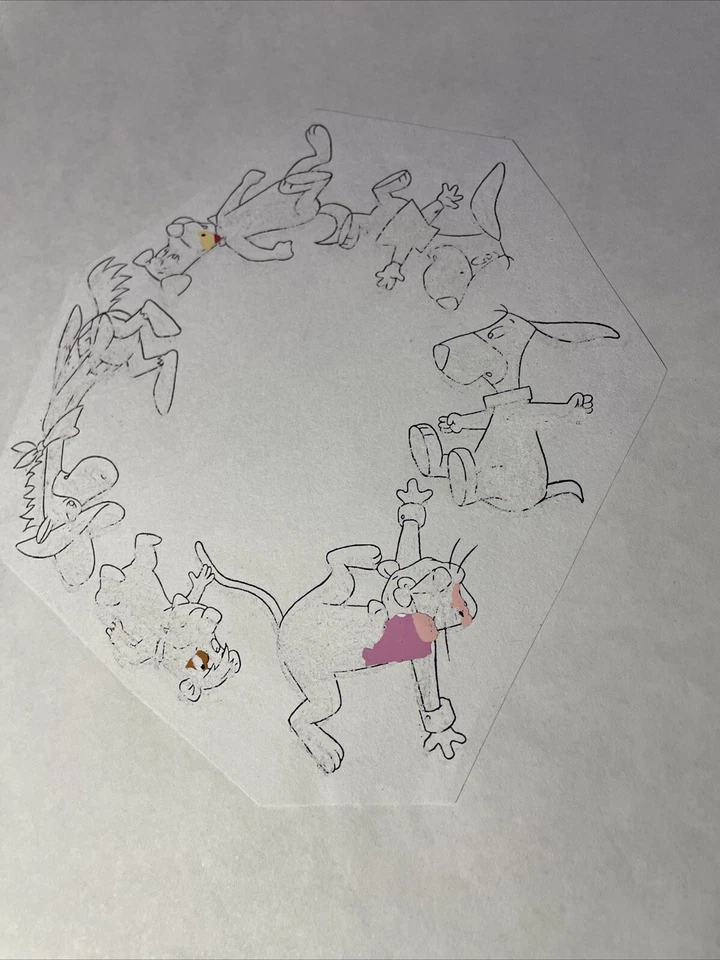 Hanna-Barbera Animation Cel Production Art Vintage Cartoons yogi Bear Movie I20 - Image 4 of 4