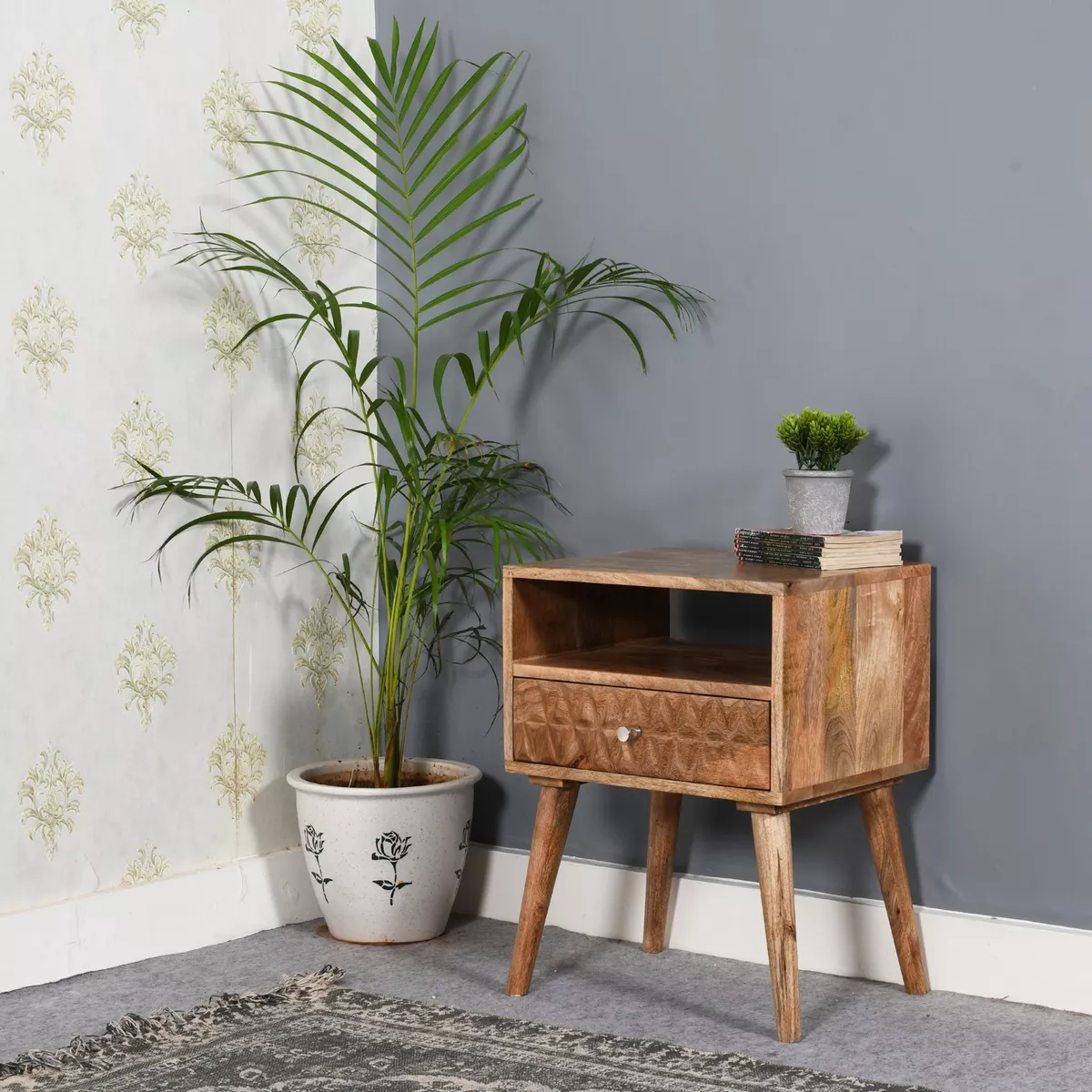 Light wood night sale table