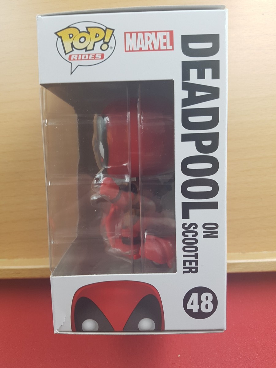 FunkoPop！48 DEAD POOL on scooter Amazon.com: Funko Pop! Ride Marvel: Deadpool & Scooter
