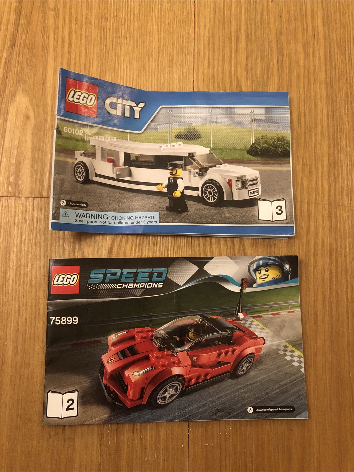 LEGO INSTRUCTION MANUAL BOOK - SPEED CHAMPIONS SET #75899 And Limo