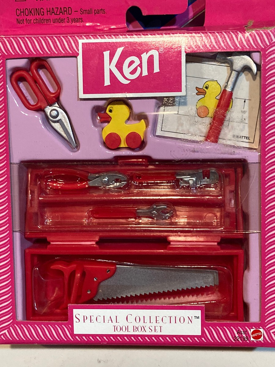 Ken Special Collection Tool Box Set 1:6 Scale Mattel Asst. 22199