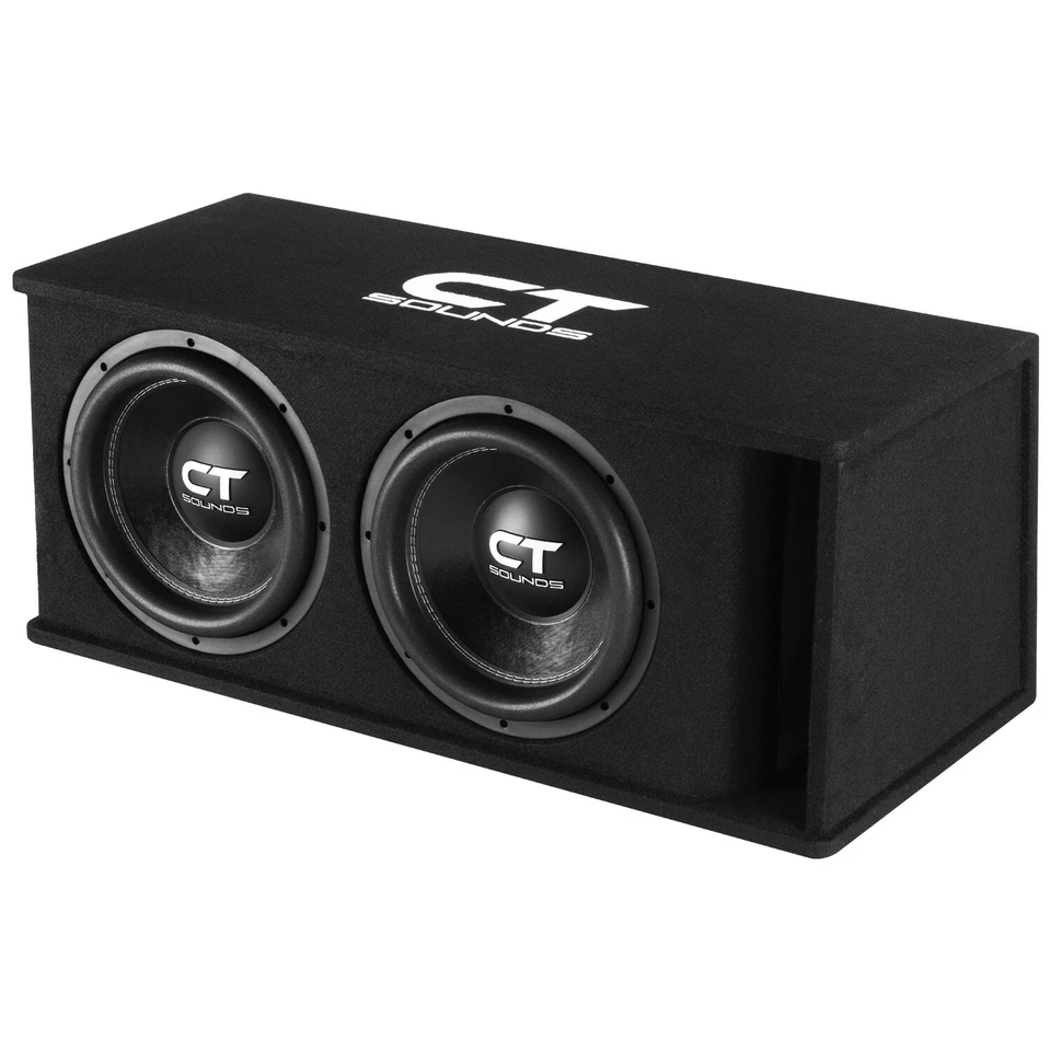 CT Sounds Dual 12” 2600W Loaded Tropo Series Subwoofer Box - TROPO-2X12D4 - Image 3 of 4