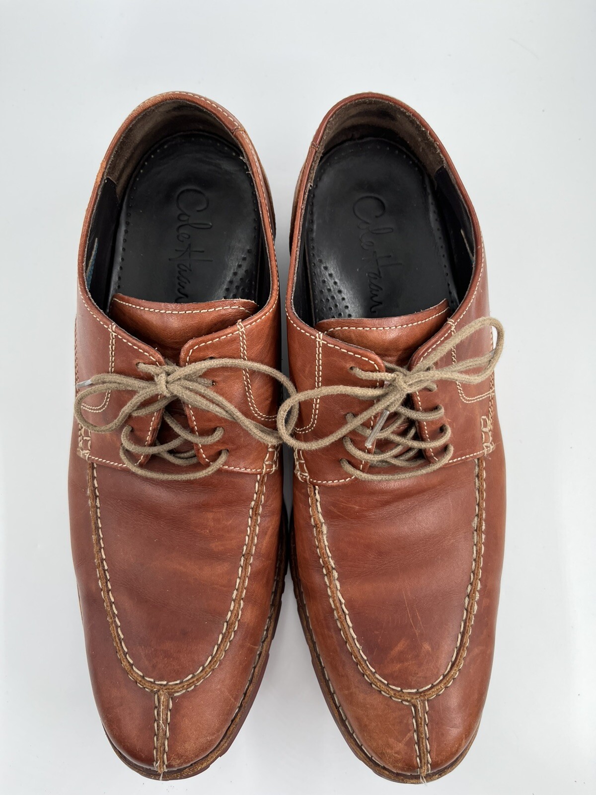 SAOLA COLE HAAN C08665 Marrone IMPERMEABILE Casual Abito OXFORD Spirit Toe UOMO 10M