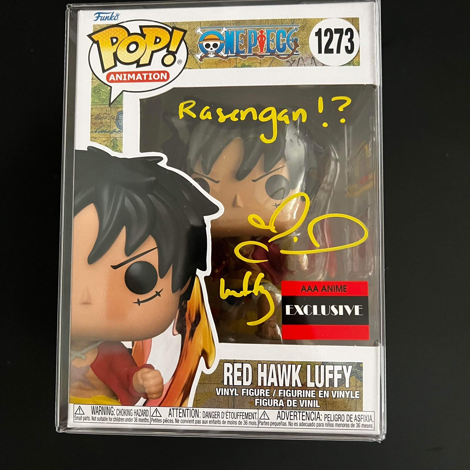 Colleen Clinkenbeard Signed Funko Pop LUFFYTARO One Piece JSA COA 220