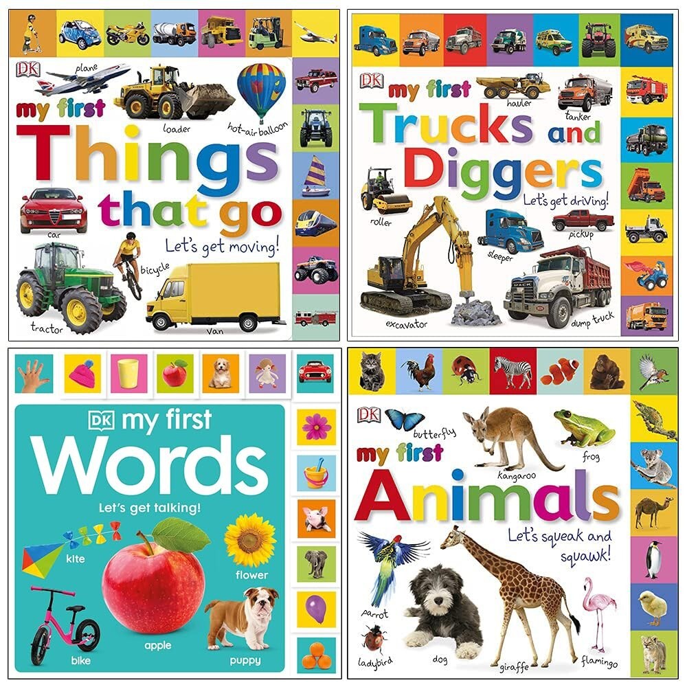DK My First Childrens Collection 4 Books Set Squeak and