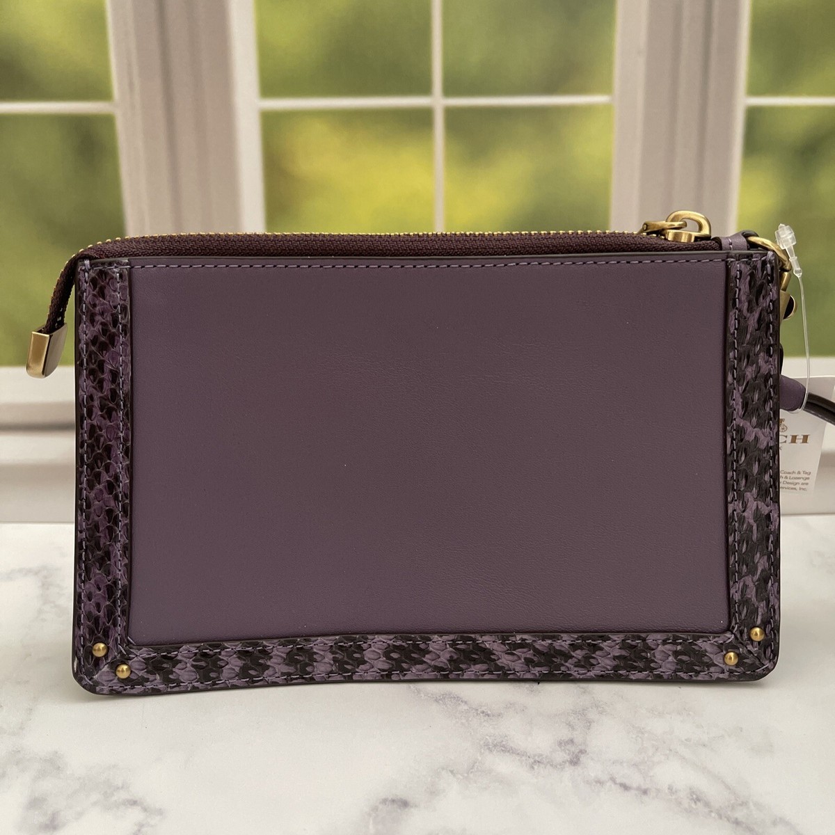 dusty lavender coach purse