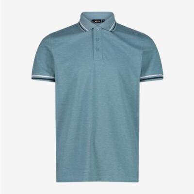 CMP Polo Da Uomo in Mèlange Stretch, Campagnolo E772