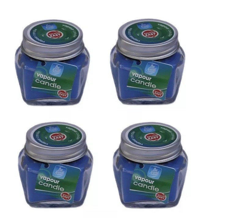 12 x Vapour Release Candles Breathe Easy Relief Blocked Nose Nasal Menthol eBay