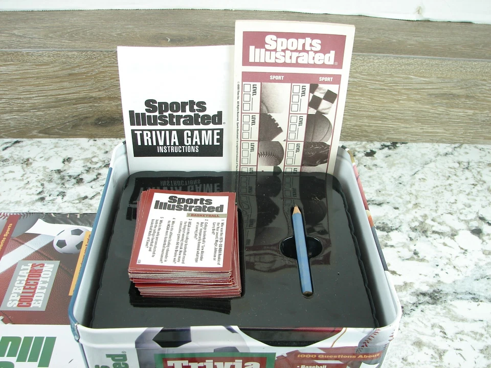 Sports Illustrated Trivia Game Multi-Sport Edition - 1998 Cardinal  Complete - Image 4 of 4