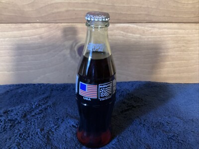 USA World Cup Coca Cola 8oz FULL Bottle 1994 USA Soccer World Cup